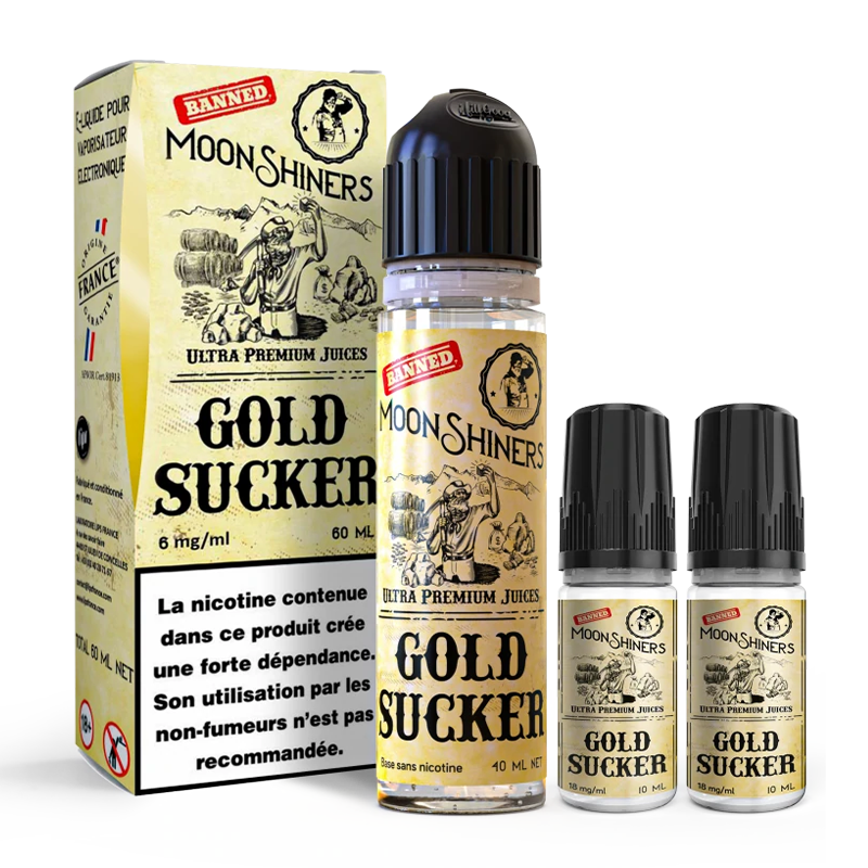 Moonshiners - Pack Gold Sucker 50ml