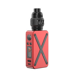 Kit revolto de la marque aspire tout en rouge avec un X en noir et des boutons noir apposé sur la box.