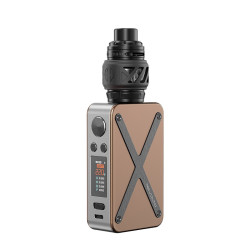 Kit revolto de la marque aspire tout en cuivre avec un X en anthracite et des boutons anthracite apposé sur la box.