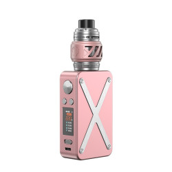 Kit revolto de la marque aspire tout en rose avec un X en chrome apposé sur la box.