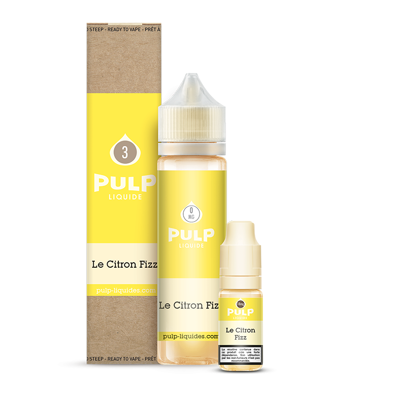 Pulp Classic - Pack Citron Fizz 50ml