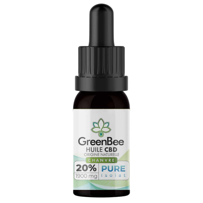 Greenbee - Huile Pure Chanvre Bio 10ml 5% à 25%