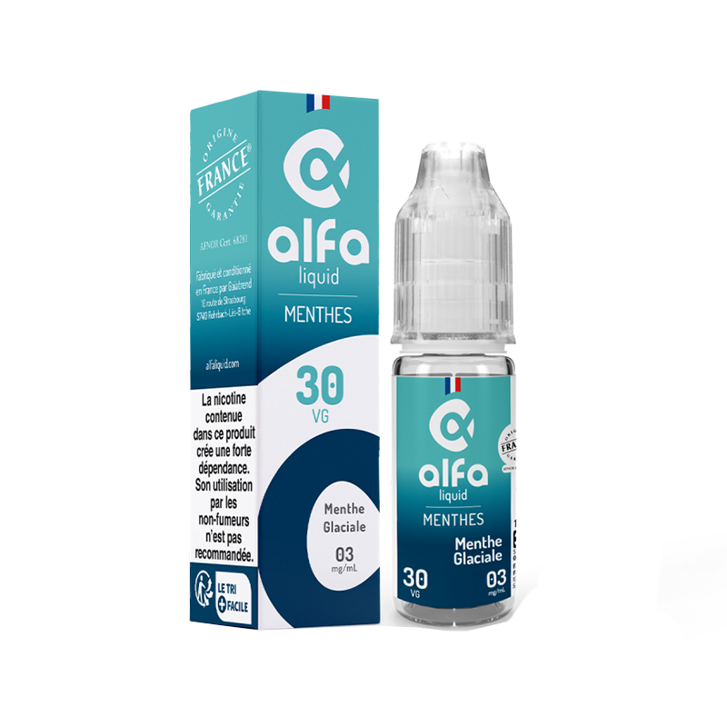 Alfaliquid Menthes - Menthe Glaciale 70/30 10ml