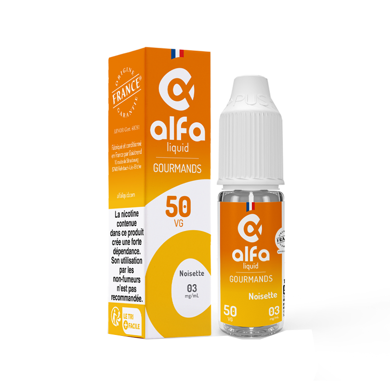 Alfaliquid Gourmands - Noisette 70/30 10ml