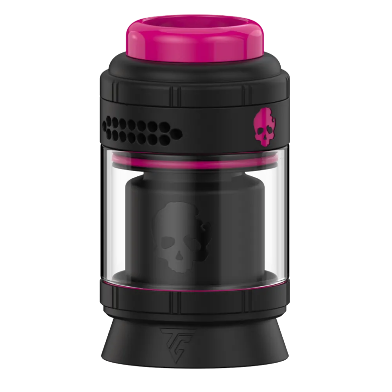 Atomiseur Bonza Pro RTA Black Pink LIMITED ÉDITION - Thunder Cloud X Vaping Bogan