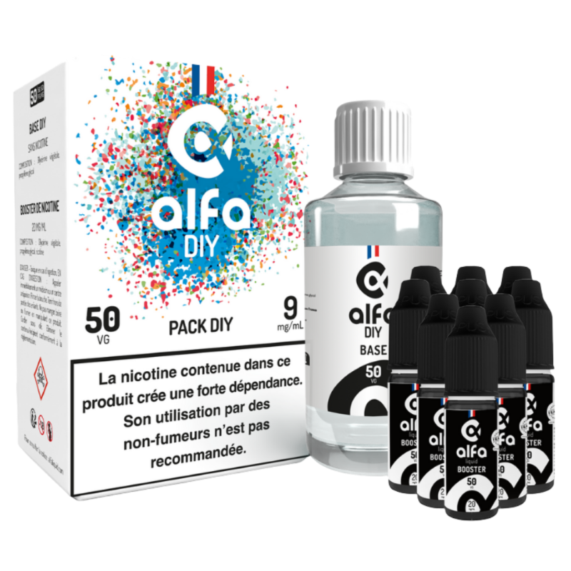 Pack DIY - AlfaDIY 50/50 200ml 9mg