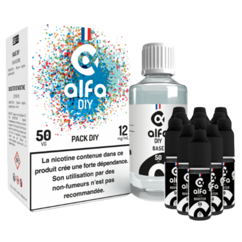 Pack DIY - AlfaDIY 50/50 200ml 12mg