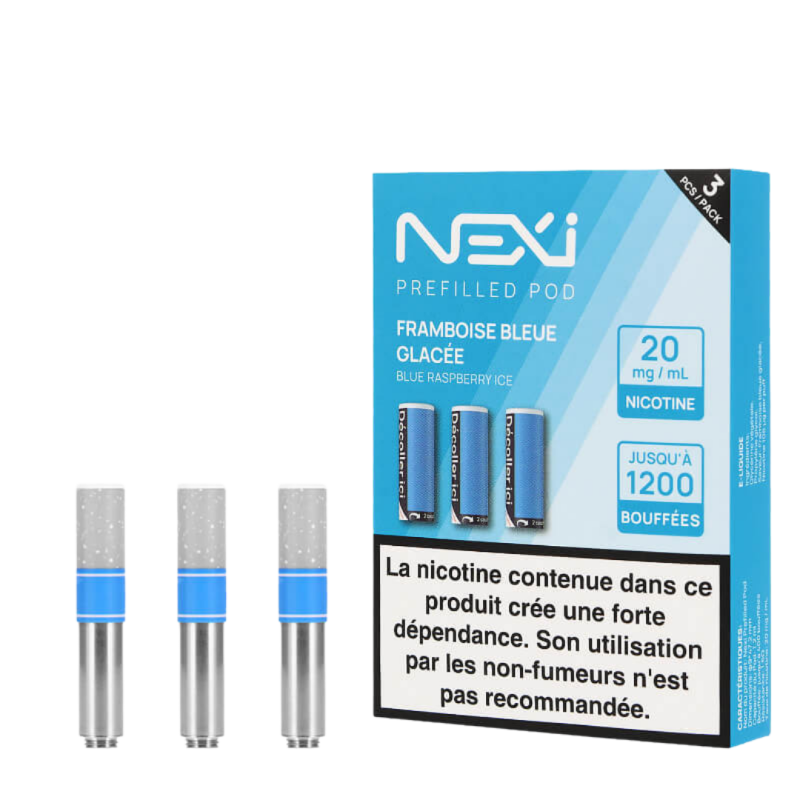 Cartouche Nexi One - Framboise Bleue Glacée 1.2ml