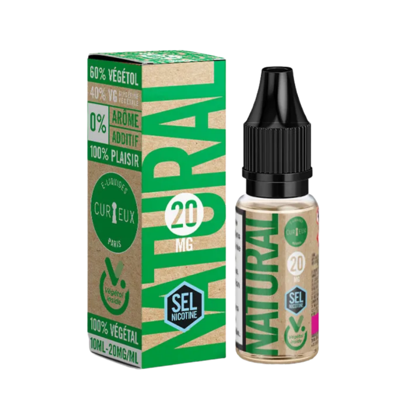 Curieux Natural - Natural Salt 10ml
