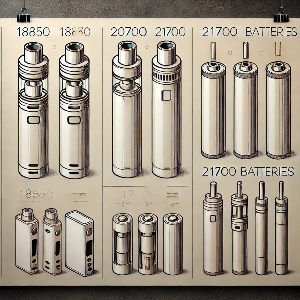 Types de pile pour vapoteuse : tout savoir